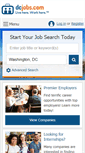 Mobile Screenshot of dcjobs.com